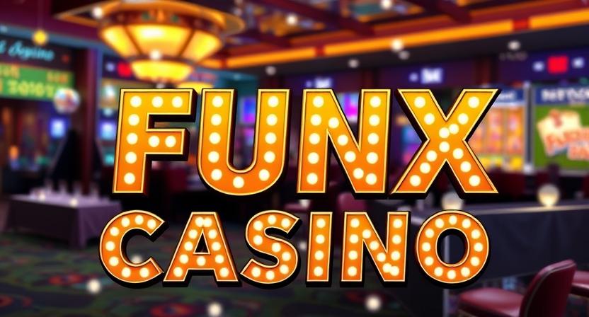 Immersive lounge-style interface of FUNX casino